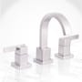 Miseno 1.2 GPM Widespread Bathroom Faucet with Pop-Up Drain Assembly Brushed Nickel