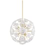 Mitzi Tamara 9 Light 30" Wide Sputnik Chandelier Aged Brass