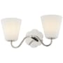 Mitzi Leonella 2 Light 18" Wide Vanity Light Polished Nickel
