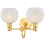 Mitzi Jerica 2 Light 16" Wide Vanity Light Aged Brass