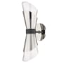 Mitzi Angie 2 Light 4-3/4" Wide LED Wall Sconce with Clear Shades Polished Nickel