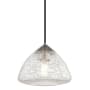 Mitzi Maya Single Light 9" Wide Mini Pendant Polished Nickel