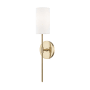 Mitzi Olivia Single Light 18-3/4" Tall ADA Compliant Wall Sconce Aged Brass