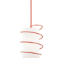 Mitzi Carly Single Light 8-1/4" Wide Mini Pendant Pink