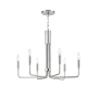 Mitzi Brigitte 6 Light 25" Wide Chandelier Polished Nickel