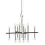 Mitzi Colette 16 Light 29" Wide Chandelier Polished Nickel / Black