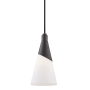 Mitzi Parker Single Light 5" Wide Mini Pendant Glossy Black