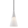 Mitzi Parker Single Light 5" Wide Mini Pendant Glossy White