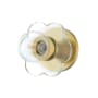 Mitzi Alexa 6" Tall Convertible Wall Sconce - Converts to Semi-Flush Aged Brass