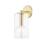 Mitzi Belinda 14" Tall Bathroom Sconce Aged Brass
