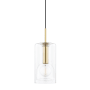 Mitzi Belinda 6" Wide Mini Pendant Aged Brass