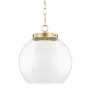 Mitzi Sasha 15" Wide Pendant Aged Brass