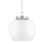 Mitzi Sasha 15" Wide Pendant Polished Nickel