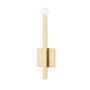 Mitzi Dona 17" Tall LED Bathroom Sconce Aged Brass