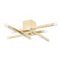 Mitzi Dona 8 Light 32" Wide Semi-Flush Ceiling Fixture Aged Brass