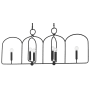 Mitzi Mallory 6 Light 45" Wide Linear Chandelier Aged Iron