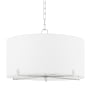 Mitzi Darlene 5 Light 26" Wide Drum Chandelier Polished Nickel