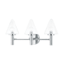 Mitzi Connie 3 Light 22" Wide Bathroom Vanity Light Polished Chrome