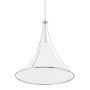 Mitzi Madelyn 17" Wide Pendant Polished Nickel