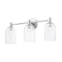 Mitzi Paisley 3 Light 22" Wide Bathroom Vanity Light Polished Chrome