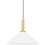 Mitzi Sang 20" Wide Pendant Aged Brass