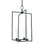 Mitzi Adelaide 4 Light 15" Wide Multi Light Pendant Textured Black