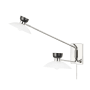 Mitzi Whitley 2 Light 20" Tall Adjustable Arm Plug-In Wall Sconce Polished Nickel