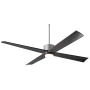 Modern Fan Co. Nouveau DC 56" 4 Blade Indoor / Outdoor LED Ceiling Fan Graphite / Matte Black
