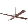 Modern Fan Co. Nouveau DC 56" 4 Blade Indoor / Outdoor Ceiling Fan Graphite / Matte Black