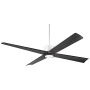 Modern Fan Co. Nouveau DC 56" 4 Blade Indoor / Outdoor Ceiling Fan Matte White / Brass