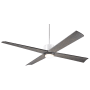 Modern Fan Co. Nouveau DC 56" 4 Blade Indoor / Outdoor LED Ceiling Fan Matte White / Graphite