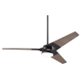 Modern Fan Co. Torsion 52" 3 Blade Outdoor Ceiling Fan with Custom Blade, 272 20w Light Kit, and Control Options Dark Bronze