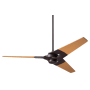Modern Fan Co. Torsion 52" 3 Blade Outdoor Ceiling Fan with Custom Blade and Control Options Dark Bronze