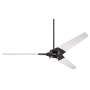 Modern Fan Co. Torsion 62" 3 Blade Outdoor Ceiling Fan with Custom Blade, 271 17w Light Kit, and Control Options Dark Bronze