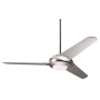 Modern Fan Co. Flow 52" 3 Blade Outdoor Ceiling Fan with Custom Blade, Light Kit, and Control Options Matte Nickel