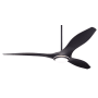 Modern Fan Co. IC/Brisa DC 56" 3 Blade Indoor / Outdoor LED Ceiling Fan Matte Black