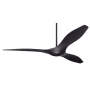 Modern Fan Co. IC/Brisa DC 56" 3 Blade Indoor / Outdoor Ceiling Fan Matte Black