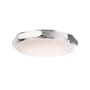 Modern Forms Grommet 16" Wide LED Flush Mount Drum Ceiling Fixture - Switchable 2700K / 3000K / 3500K Polished Nickel