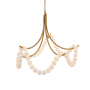 Modern Forms Parel 46" Wide LED Semi-Flush Ceiling Fixture Aged Brass