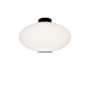 Modern Forms Illusion 22" Wide 3000K LED Semi-Flush Ceiling Fixture with Etched Opal Glass Shade Black