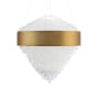 Modern Forms Luzerne 26" Wide LED Suspension Pendant Aged Brass