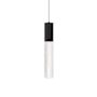 Modern Forms Cinema 2" Wide LED Crystal Mini Pendant with Clear, Seedy Crystal Shade - 2700K Black