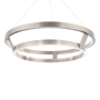 Modern Forms Imperial 42" Wide LED Ring Chandelier Brushed Nickel