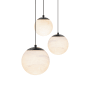 Modern Forms Pisces 3 Light 12" Wide LED Multi Light Pendant Black