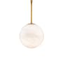 Modern Forms Pisces 8" Wide LED Mini Pendant Aged Brass