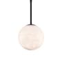 Modern Forms Pisces 8" Wide LED Mini Pendant Black