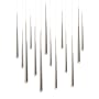 Modern Forms Cascade 14 Light 10" Wide LED Crystal Multi Light Pendant Polished Nickel