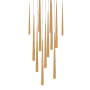 Modern Forms Cascade 13 Light 20" Wide LED Suspension Multi Light Pendant Aged Brass