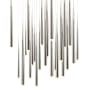 Modern Forms Cascade 25 Light 28" Wide LED Suspension Multi Light Pendant Polished Nickel