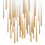 Modern Forms Cascade 41 Light 36" Wide LED Suspension Multi Light Pendant Aged Brass